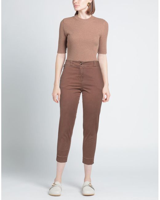Cappellini By Peserico Brown Pants