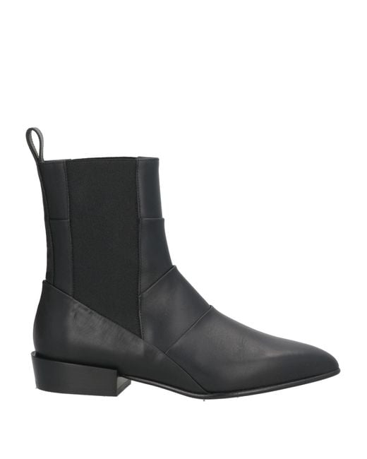 3.1 Phillip Lim Black Ankle Boots Soft Leather