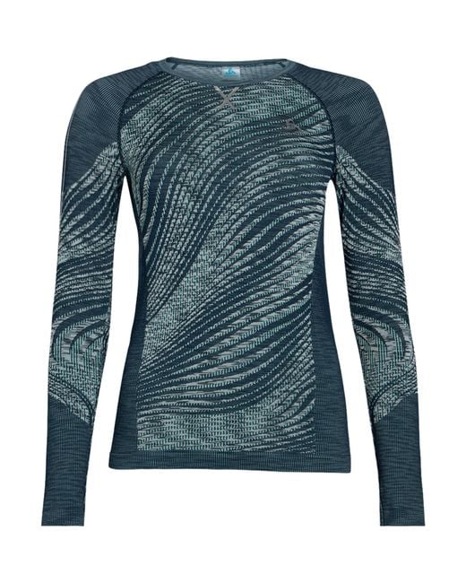 Odlo Blue Slate T-Shirt Recycled Polyester, Recycled Polyamide, Polyamide, Recycled Elastane, Elastane