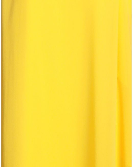 Marella Yellow Mini Dress Polyester