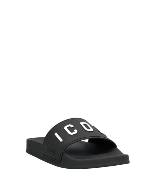 DSquared² Black Dsquared Slippers