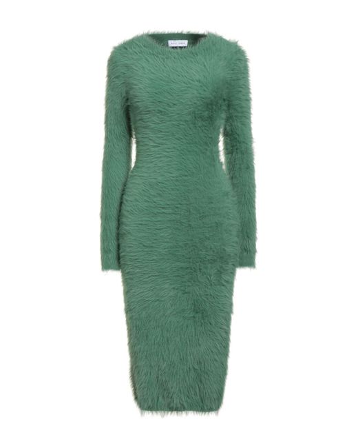 WEILI ZHENG Green Midi-Kleid