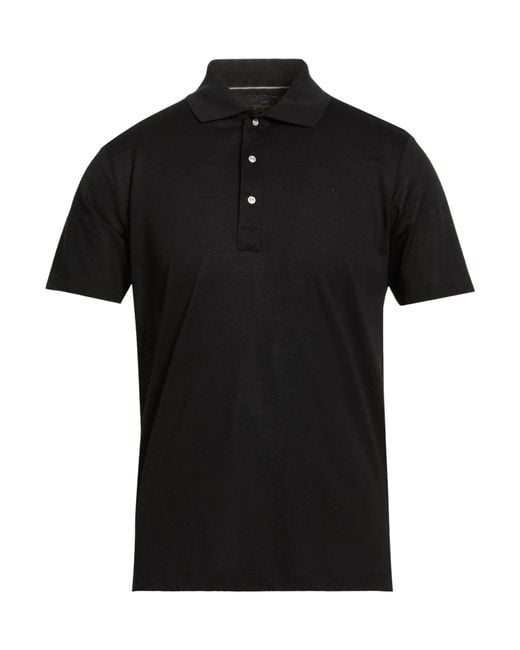 Paul & Shark Black Polo Shirt for men