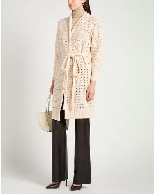 Alpha Studio Natural Cardigan Wool, Viscose, Polyamide, Cashmere