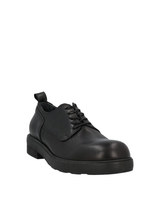 Stringate di O.x.s. in Black da Uomo