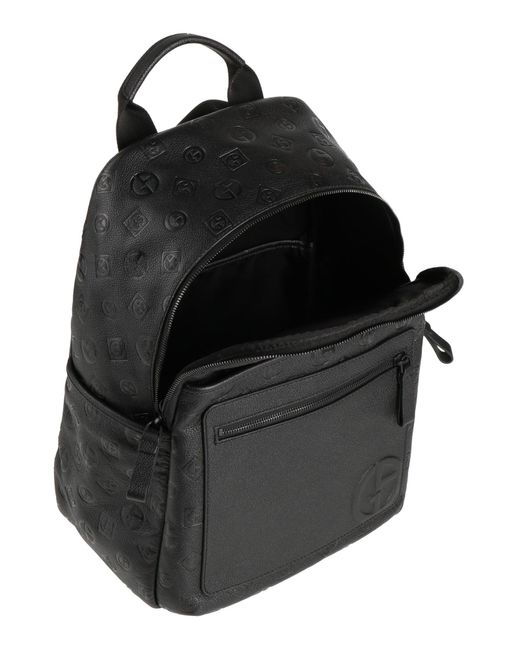 Giorgio Armani Black Backpack for men