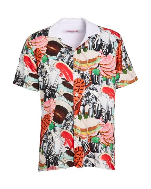 Orlebar Brown Red Shirts for men