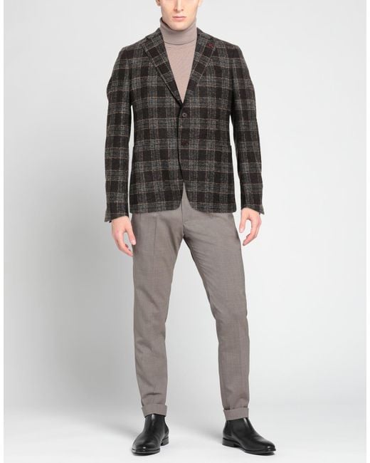 Isaia Black Blazer for men