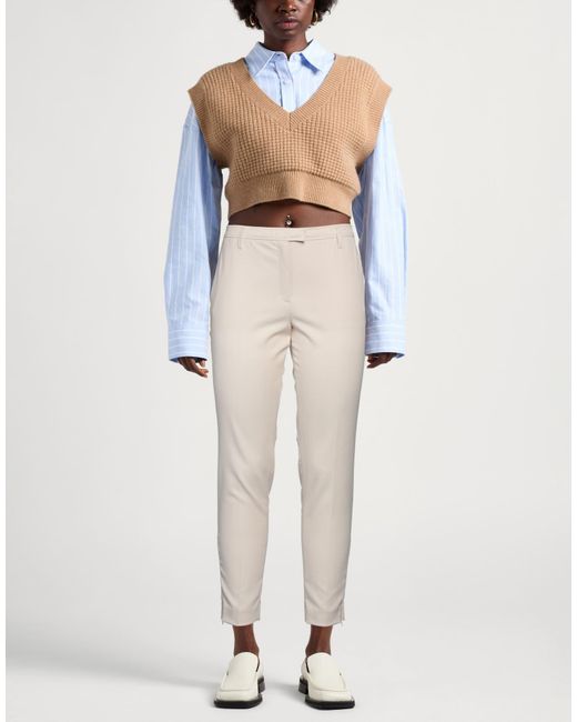 Schumacher Natural Cream Pants Wool, Polyester, Elastane