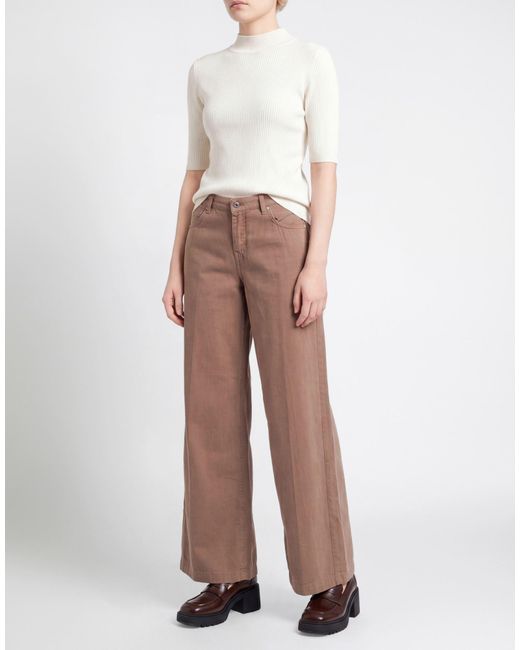 ViCOLO Brown Jeans Lyocell