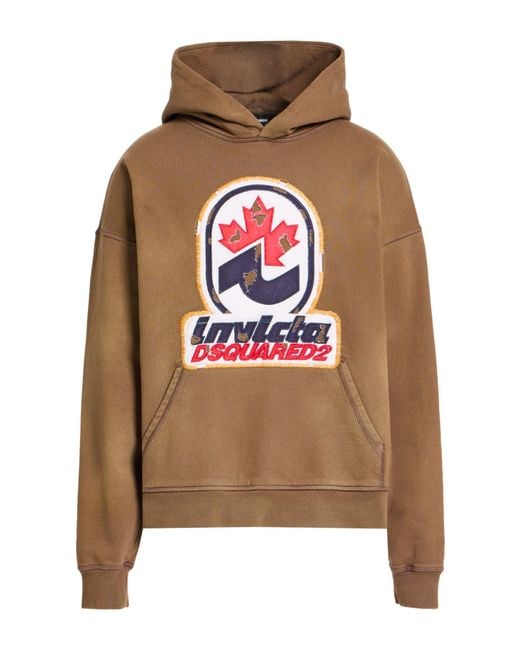 INVICTA x DSQUARED2 Pink Sweatshirt Cotton for men