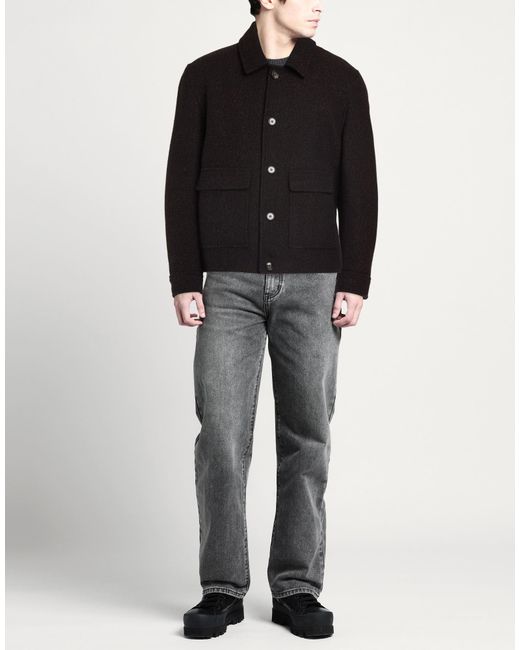 BRERAS Milano Black Jacket Wool, Polyester, Polyamide for men