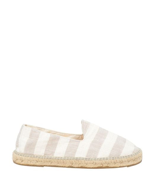 Manebí White Espadrilles Textile Fibers for men