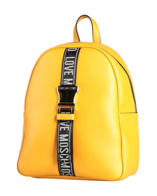 Love Moschino Yellow Backpack