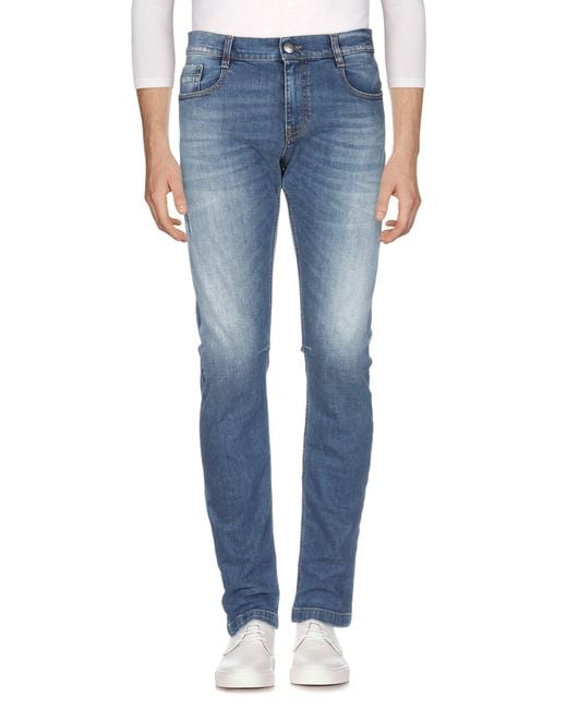 Bikkembergs Blue Jeans Cotton, Elastane for men