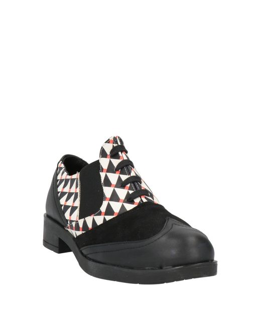 Daniele Ancarani Black Lace-up Shoes