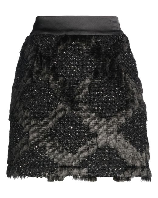 Gaelle Paris Black Mini Skirt