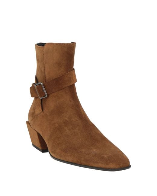 Ras Brown Ankle Boots Leather