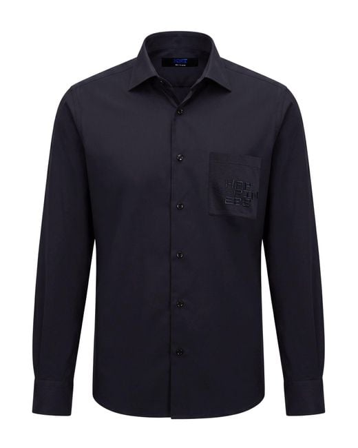 Kiton Blue Knt Shirt Cotton for men