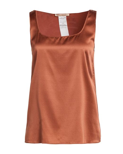 Pennyblack Brown Top Silk, Elastane