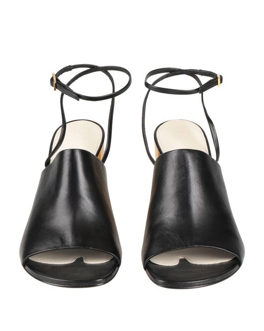Lanvin Black Sandals Leather