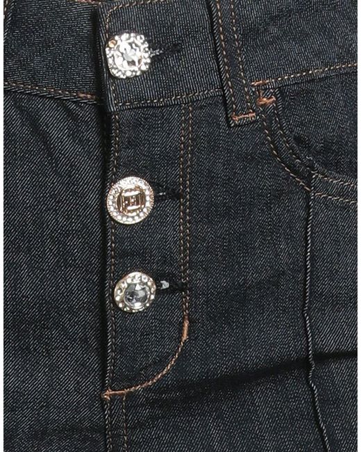 Liu Jo Black Jeans Cotton, Polyester, Elastane