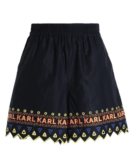 Karl Lagerfeld Black Shorts & Bermuda Shorts