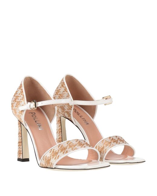 Pollini Sandals in Natural Lyst