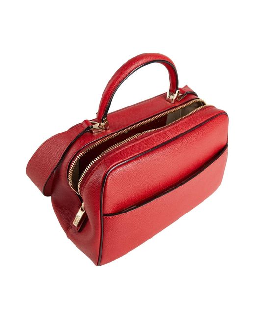 Valextra Red Handbag