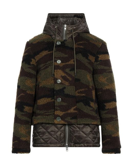 Daniele Alessandrini Black Military Jacket Polyester, Acrylic for men