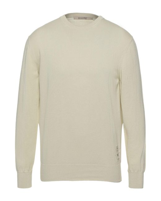 Novemb3r White Sweater Cotton for men