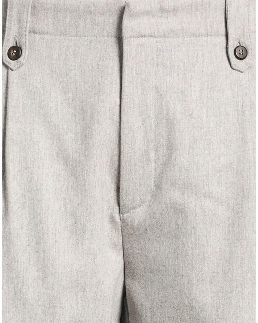 Eleventy Gray Pants Wool, Cashmere, Elastane for men