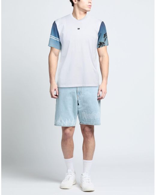 PMDS PREMIUM MOOD DENIM SUPERIOR Blue T-Shirt Cotton for men