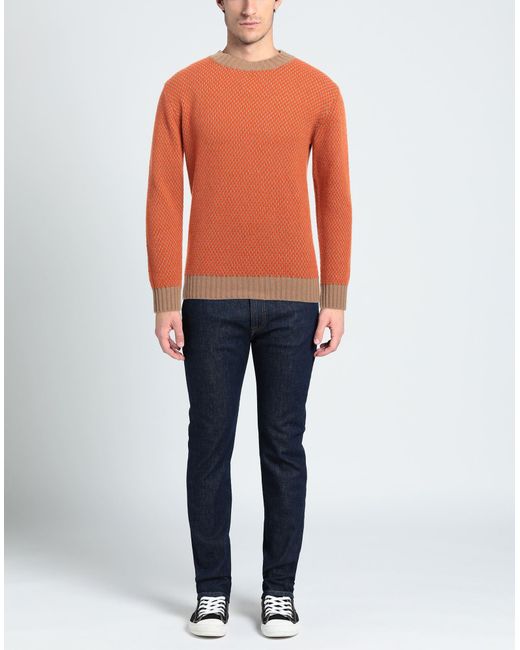Officina 36 Orange Sweater for men