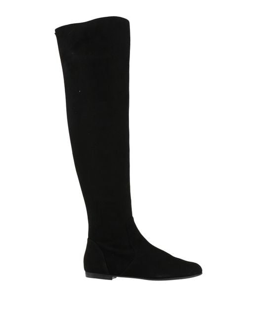 Giuseppe Zanotti Black Boot Leather
