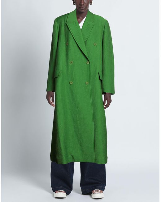 Christian Wijnants Green Overcoat