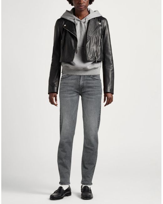 Mother Gray Jeans Cotton, Elastane, Polyester