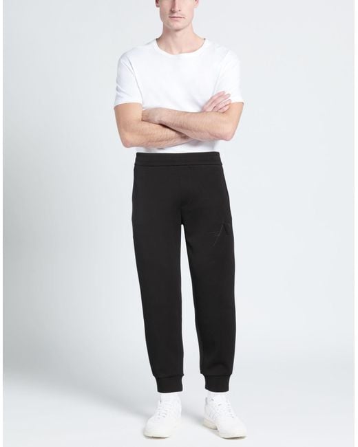 ARMANI EXCHANGE Black Pants Cotton, Polyester, Elastane for men
