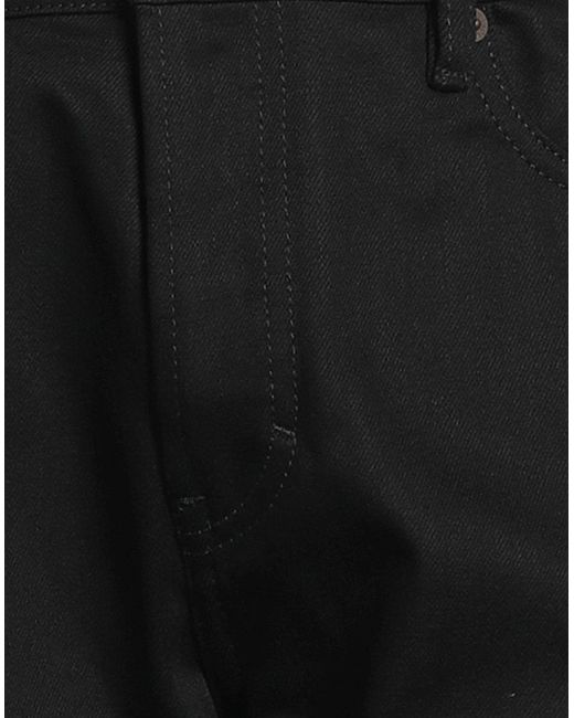 Acne Black Jeans Cotton, Polyester, Elastane for men
