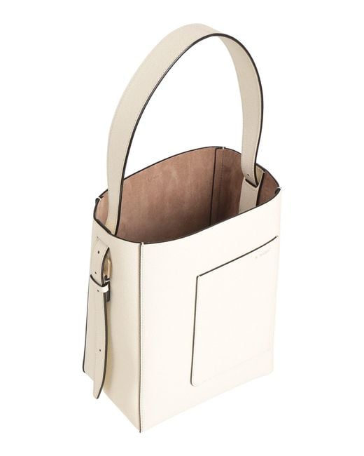Valextra Natural Shoulder Bag