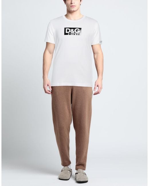 Dolce & Gabbana White T-shirt for men
