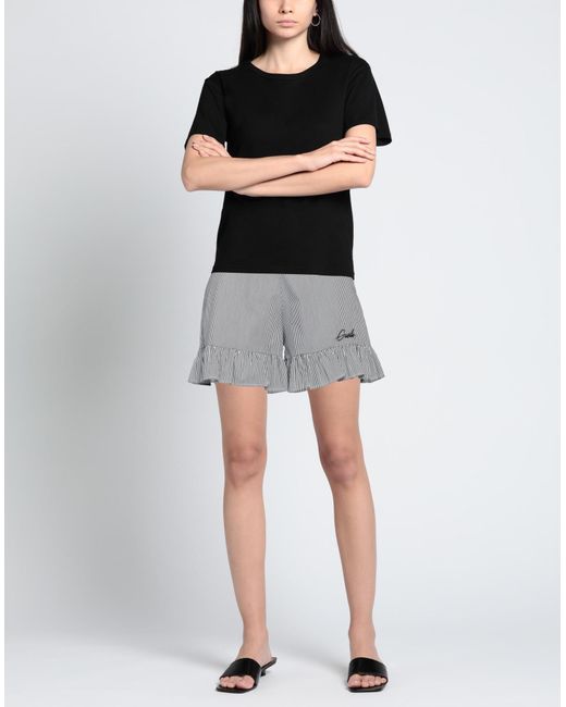 Gaelle Paris Gray Shorts & Bermuda Shorts