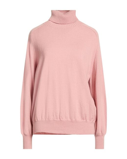 Ballantyne Pink Turtleneck Cashmere