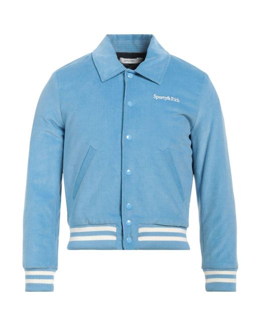 Sporty & Rich Blue Jacket for men