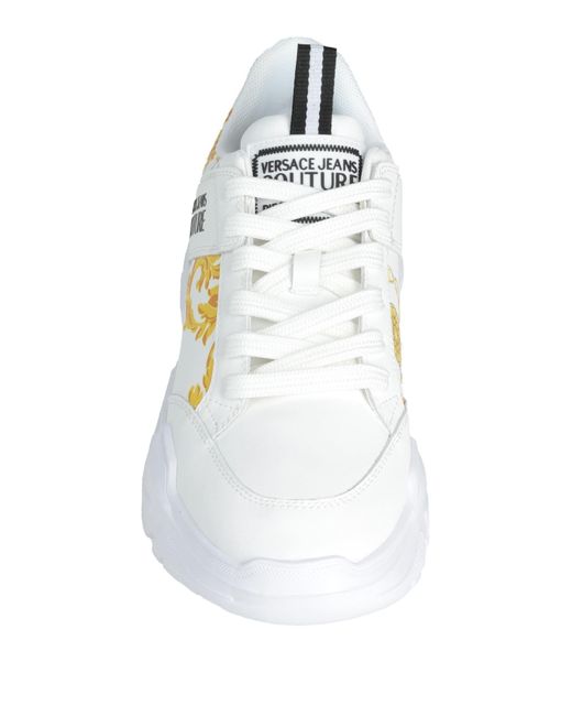 Versace Jeans Couture White Trainers for men