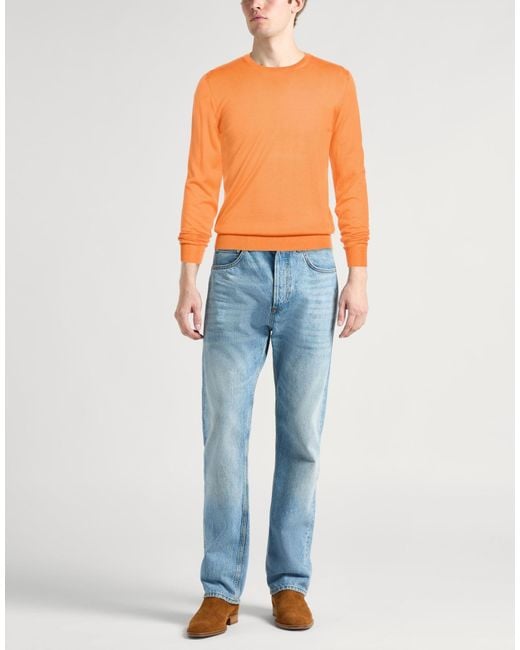 Fedeli Orange Sweaters for men