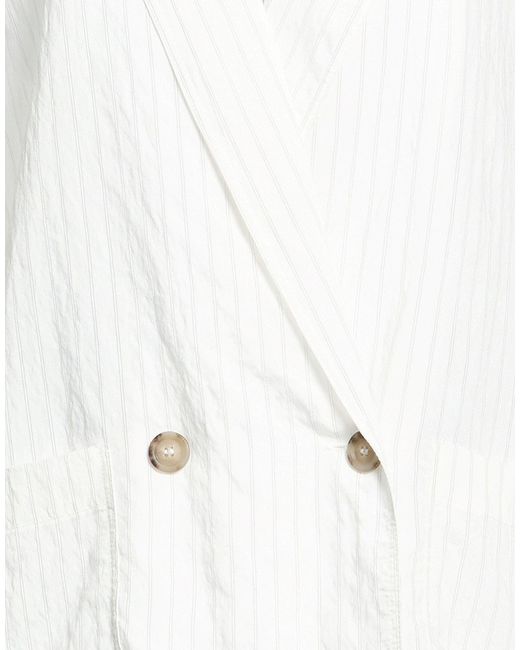 Peserico White Blazer Modal, Polyamide