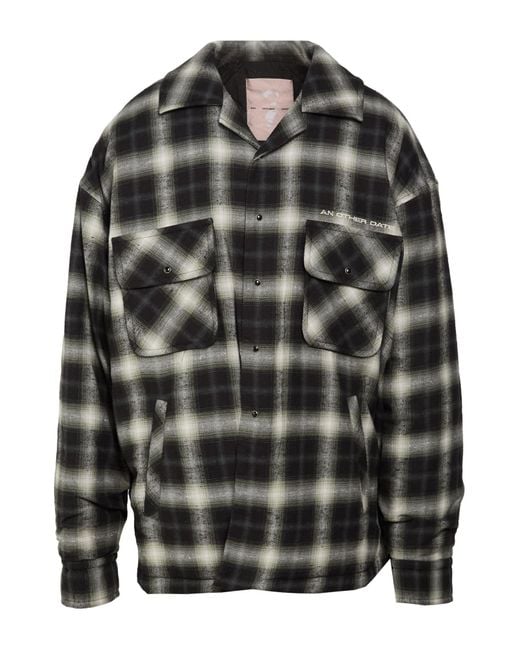 AN OTHER DATE Gray Dark Jacket Cotton for men