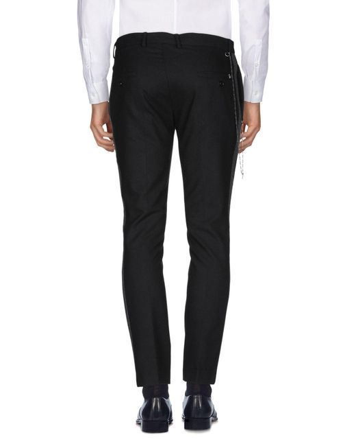 Daniele Alessandrini Black Trouser for men