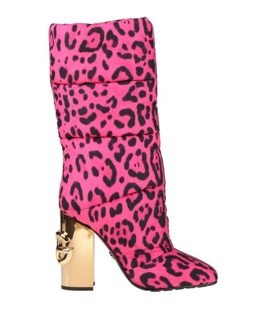 Dolce & Gabbana Pink Boot